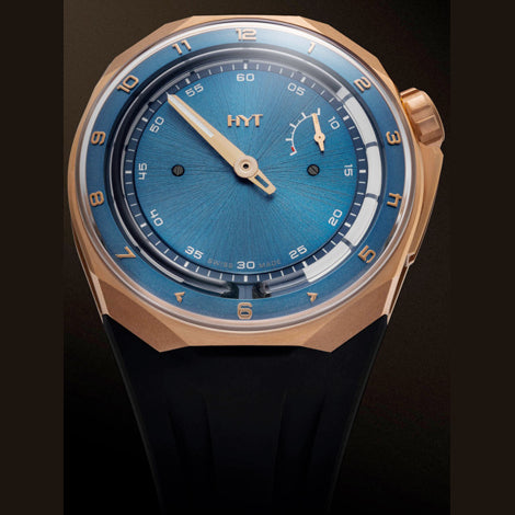 HYT Rose Gold T1 Petrol Blue
