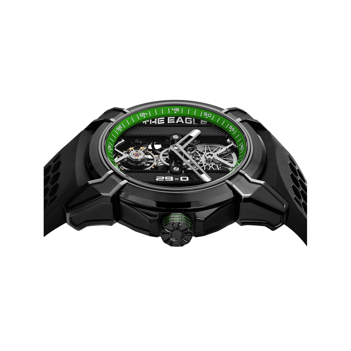 Jacob & Co. Epic X Skeleton Khabib Titanium Green on Strap