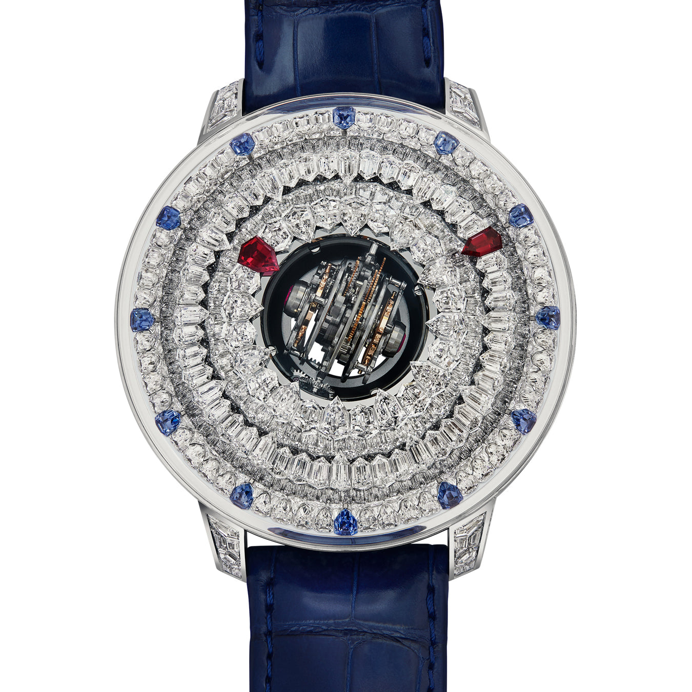 Jacob & Co. The Mystery Tourbillon White Gold Diamonds on Strap