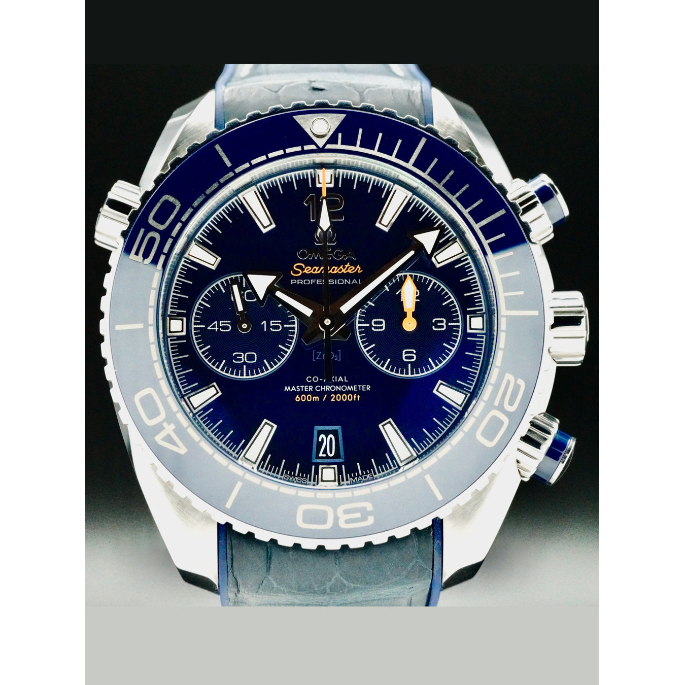 Planet Ocean 600M Omega Co-Axial Master Chronometer Chronograph 45.5mm 215.33.46.51.03.001