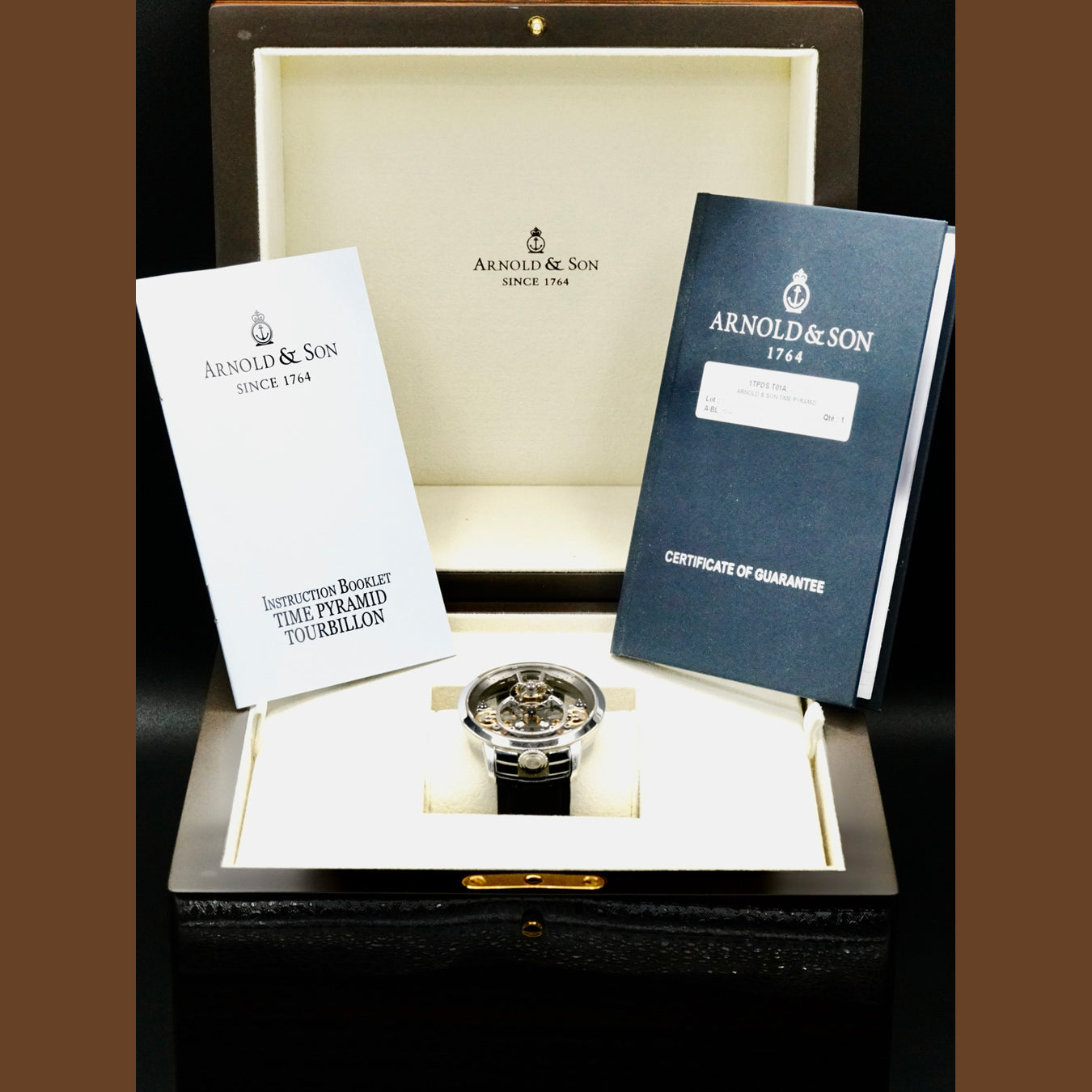 Arnold & Son 1TPDS.T01A Time Pryramid Tourbillon Steel