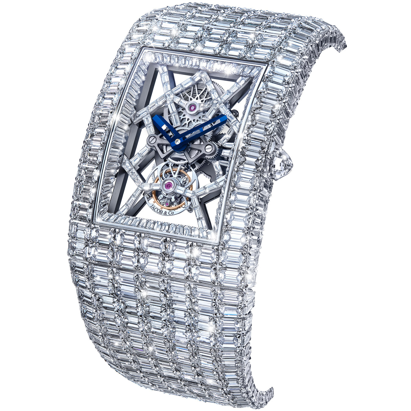 Jacob & Co. Billionaire III White Diamonds Gold on Bracelet
