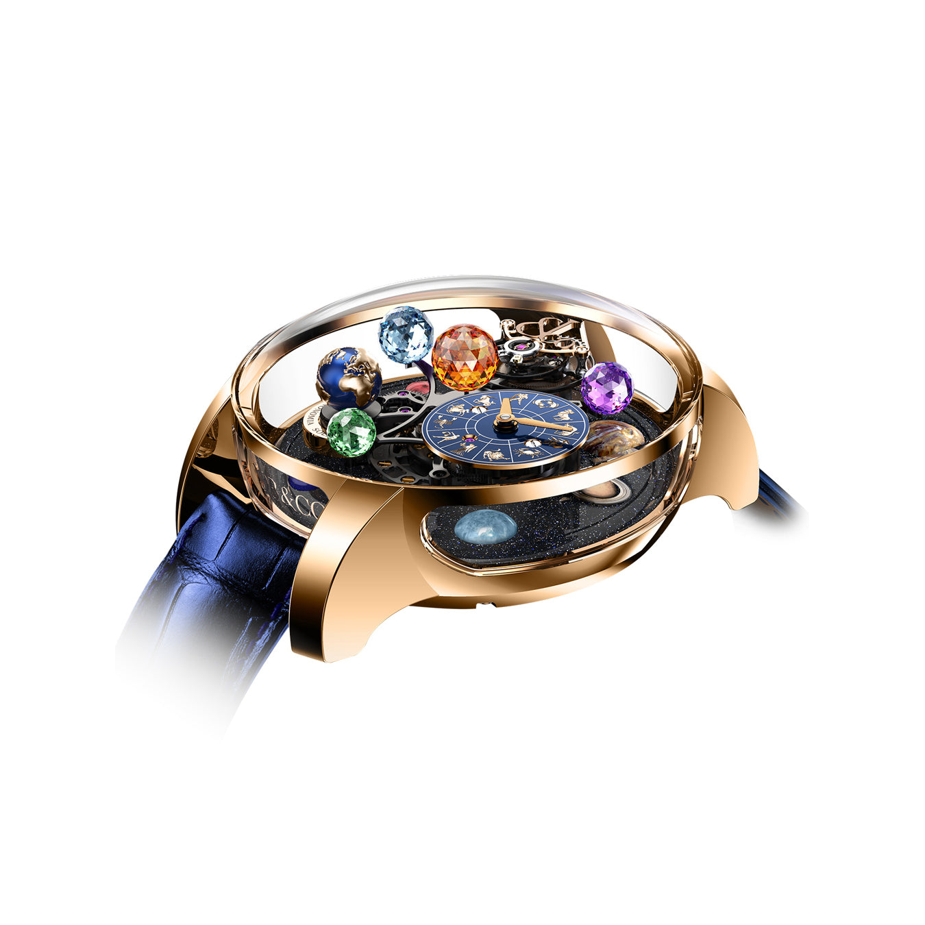 Jacob & Co. Astronomia Solar Zodiac Rose Gold Planets Zodiac