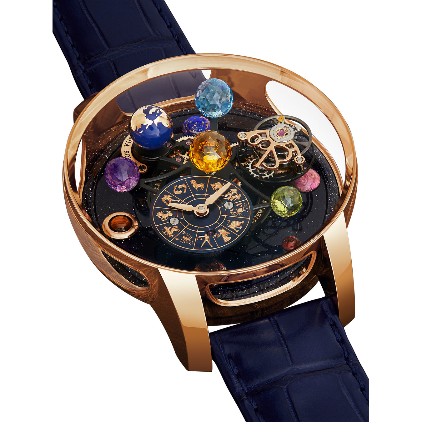 Jacob & Co. Astronomia Solar Zodiac Rose Gold Planets Zodiac