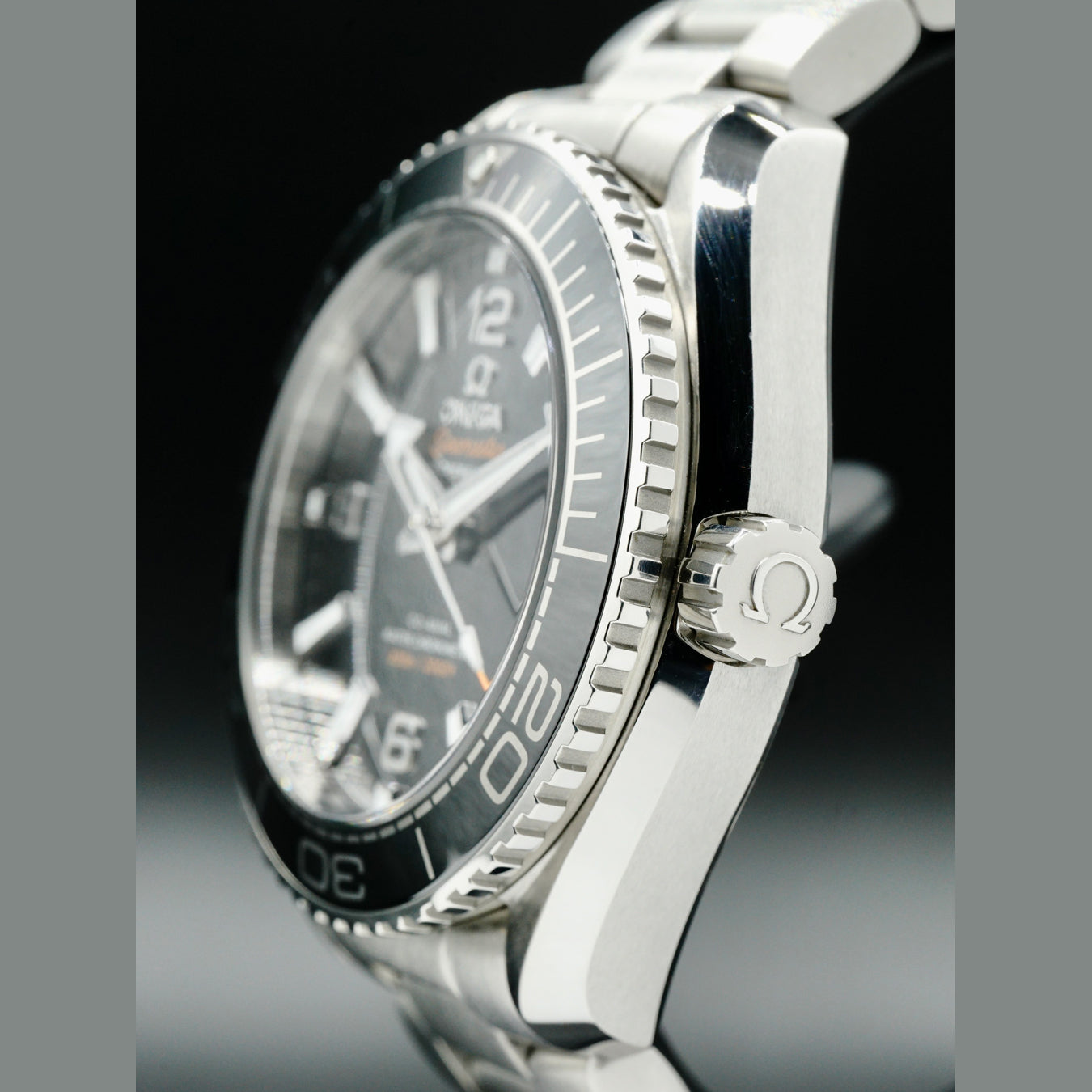 Omega 215.30.40.20.01.001 Planet Ocean Co-Axial Master Chronometer 39.5mm Black Dial on Bracelet