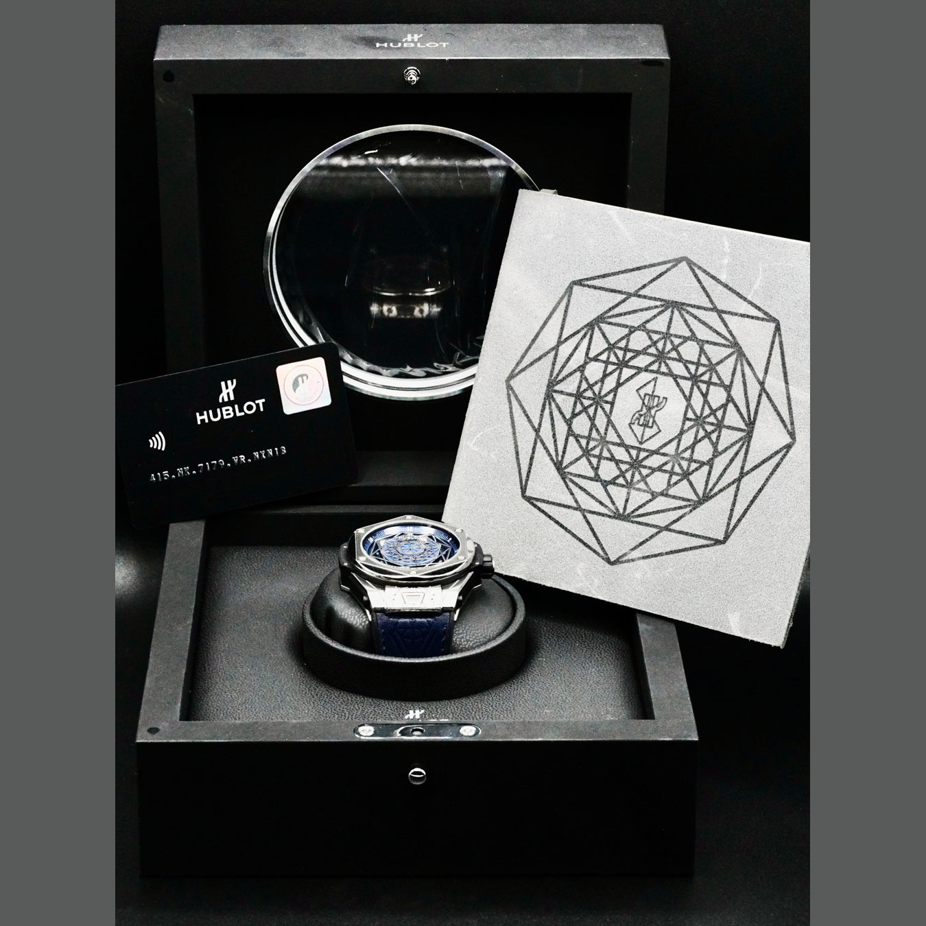 Hublot 415.NX.7179.VR.MXM18 Big Bang Sang Bleu Titanium Blue 45mm