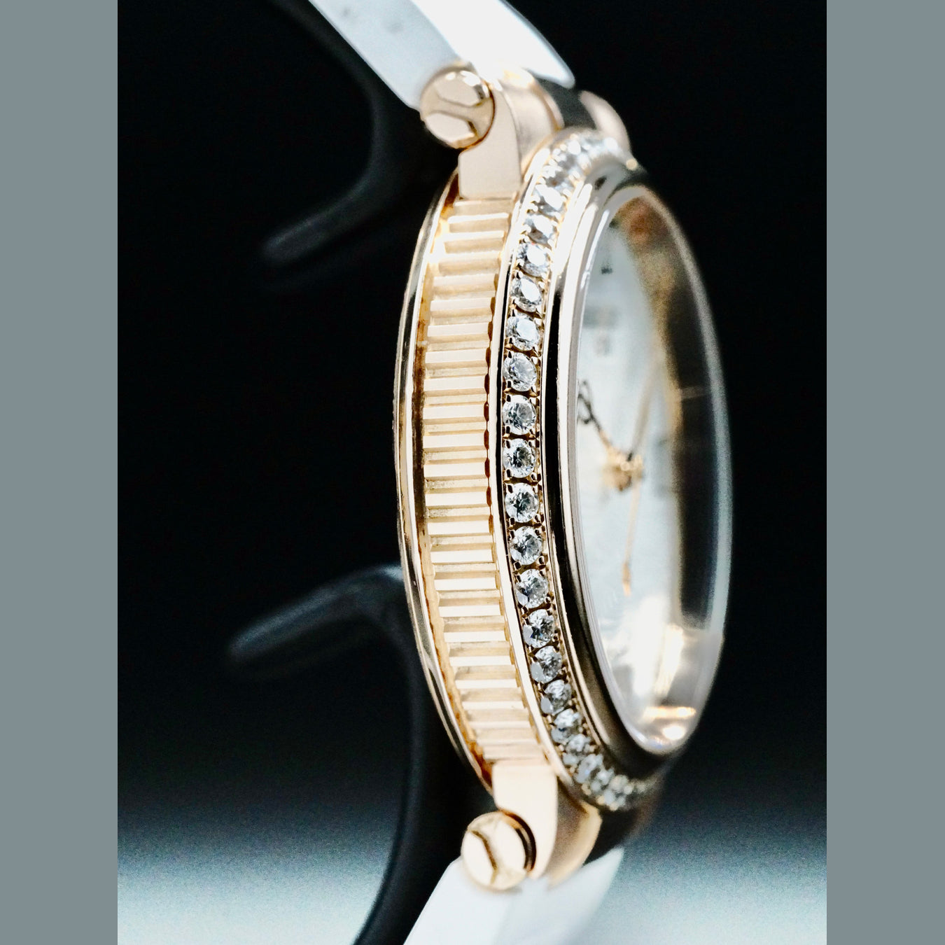 Breguet 9518BR/52/584/D000 Ladies Marine Rose Gold Wave Pattern Dial