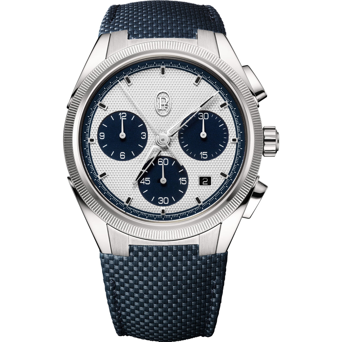 Parmigiani Fleurier PFC931-1020002-400182 Tonda PF Sport Chronograph Steel Milano Blue
