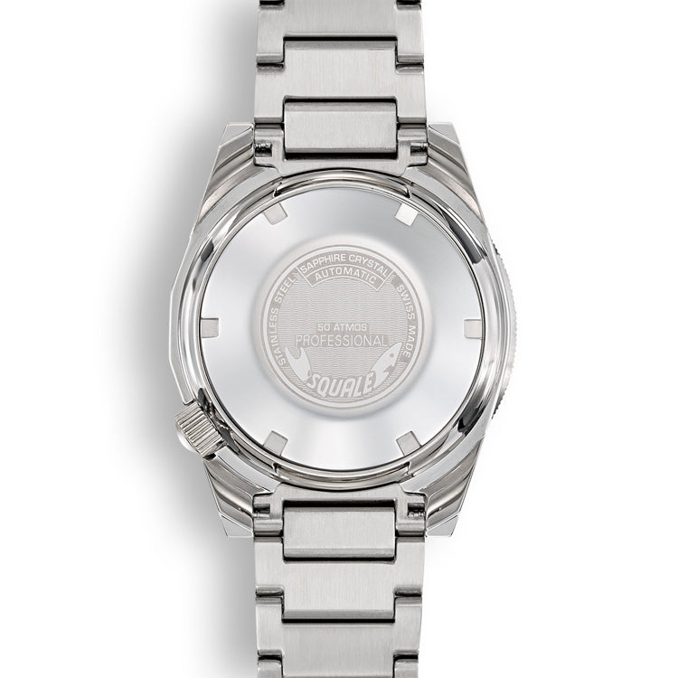 Squale 1521 Classic Steel Black on Bracelet 1521CL.SQ20L