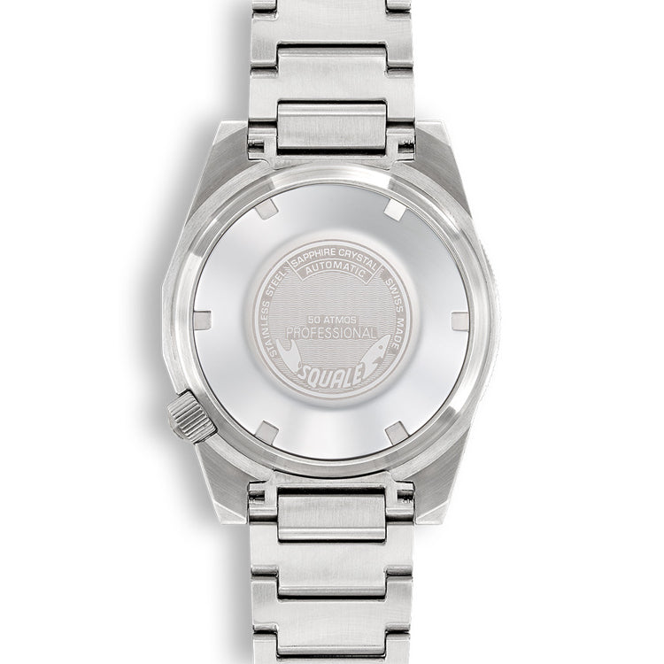 Squale 1521 Classic COSC Steel Black on Bracelet 1521COSCL.SQ20B