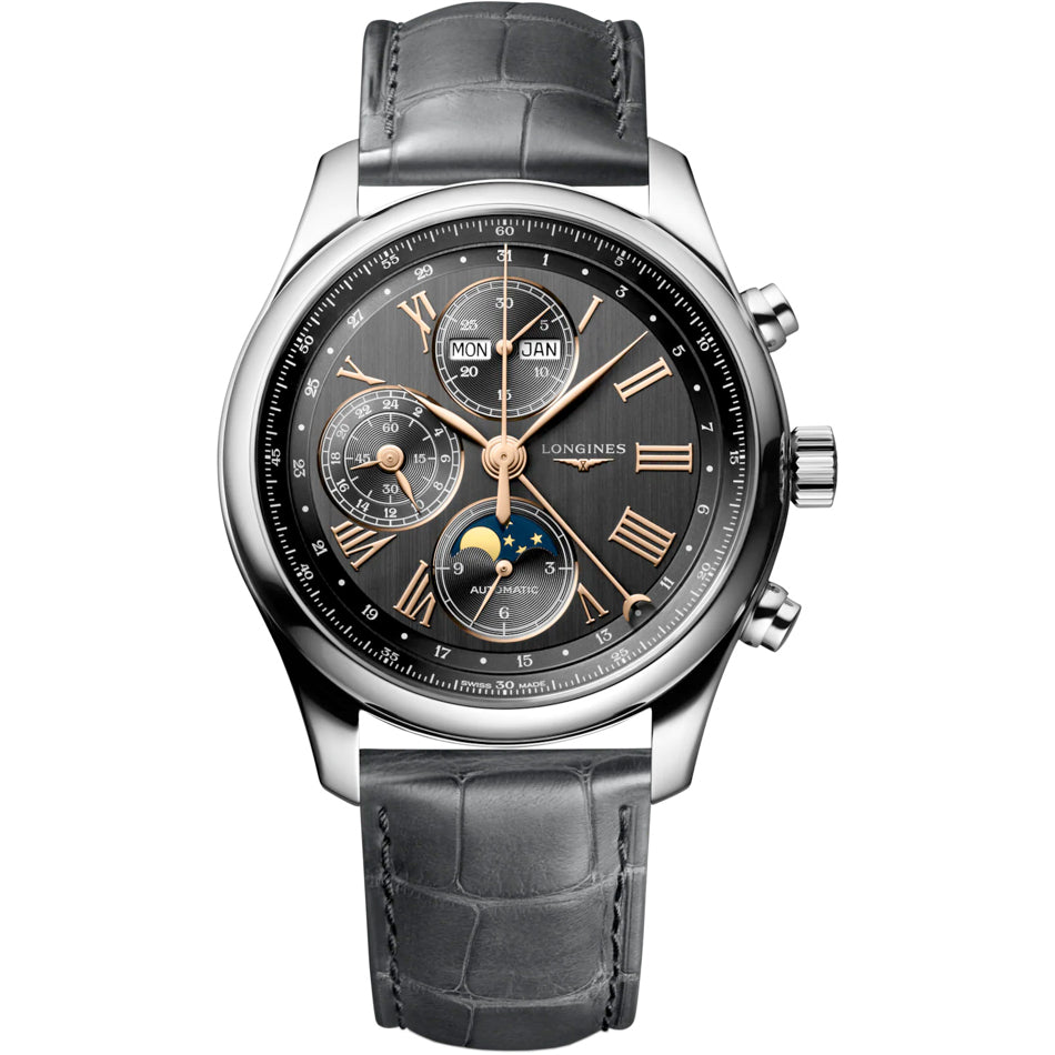Longines L2.773.4.61.2 Master Collection 42mm Anthracite Dial