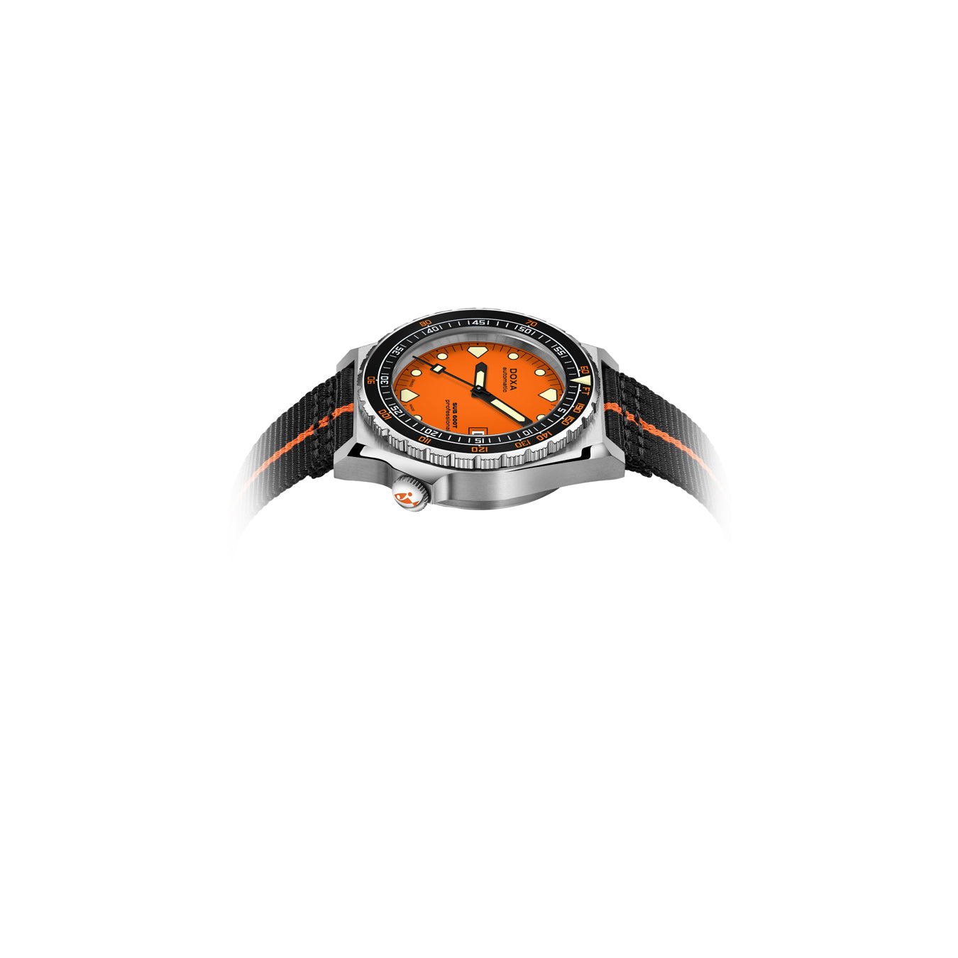 DOXA Sub 600T Professional 861.10.351.34-N on Black/Orange NATO Strap