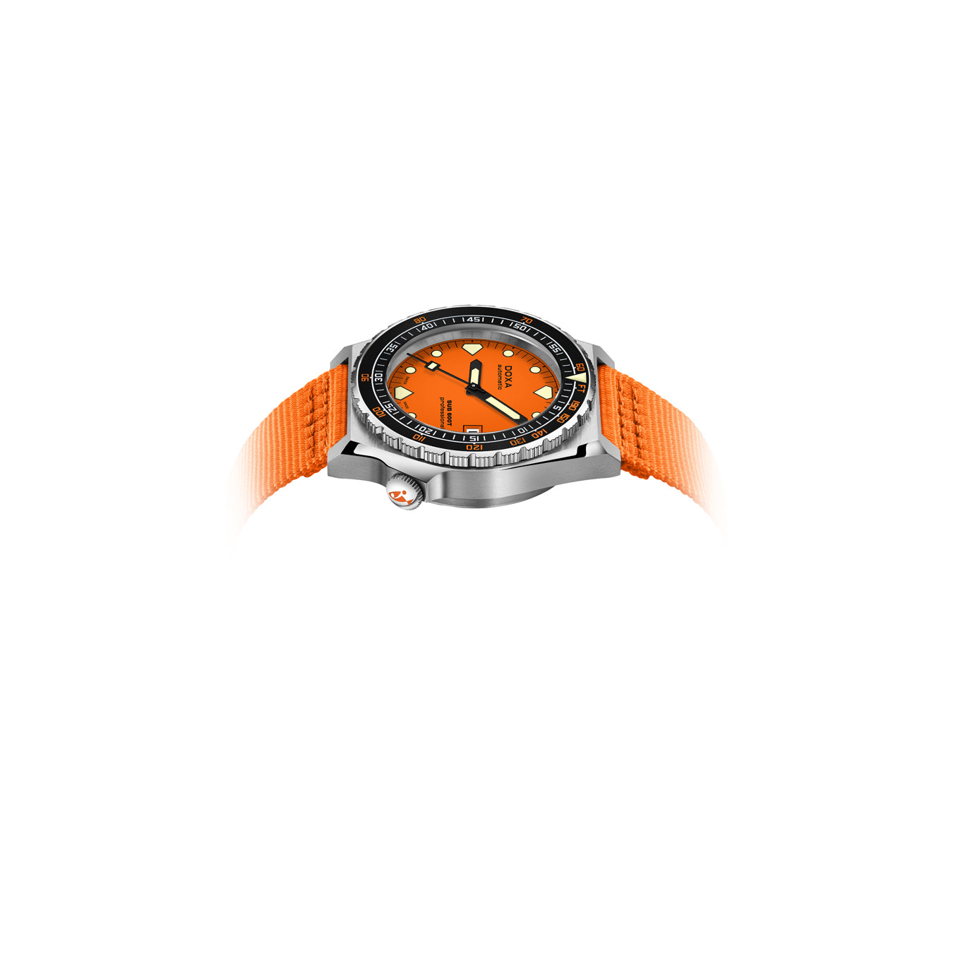 DOXA Sub 600T Professional 861.10.351.21-N on Orange NATO Strap