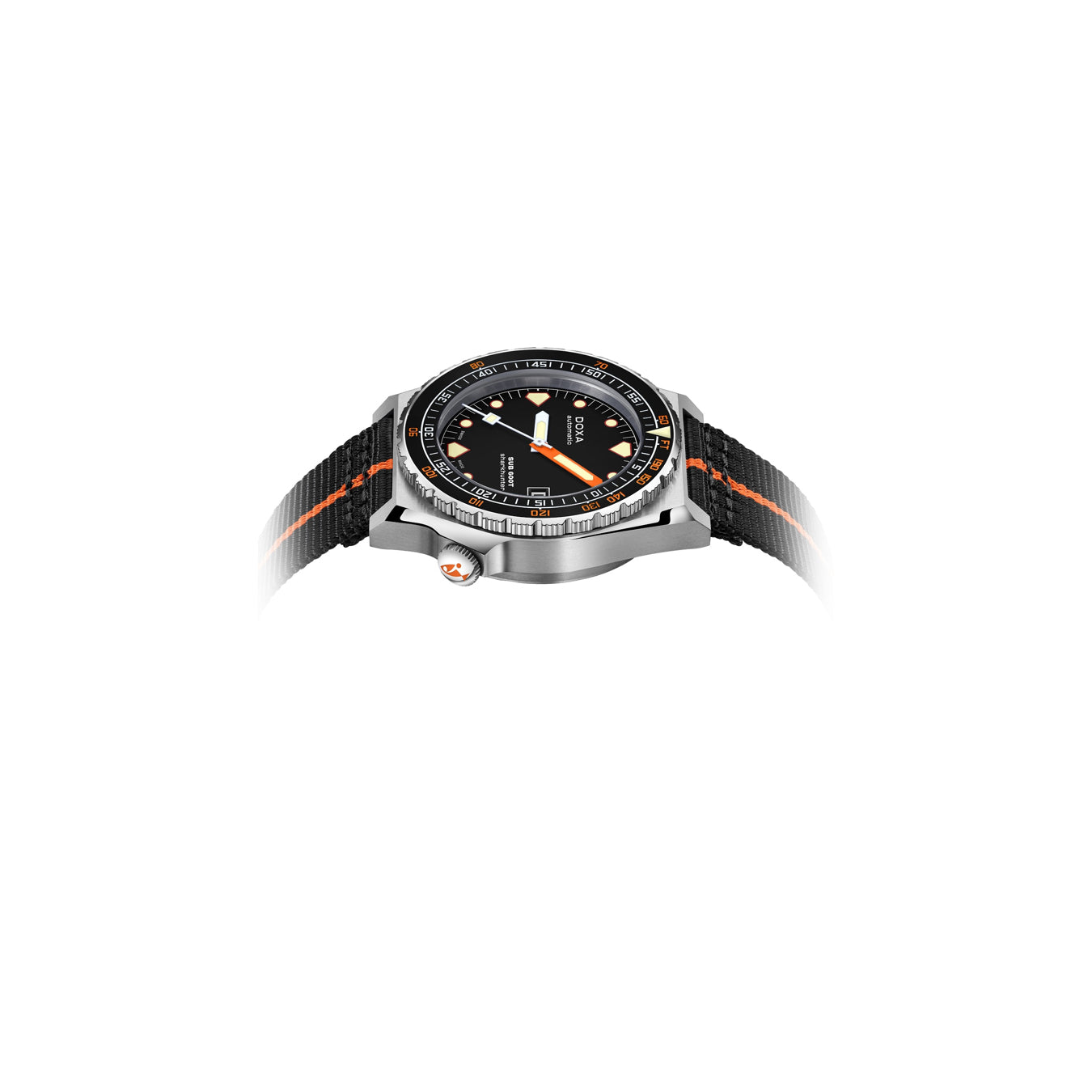 DOXA Sub 600T Sharkhunter 861.10.101.34-N on Black/Orange NATO Strap