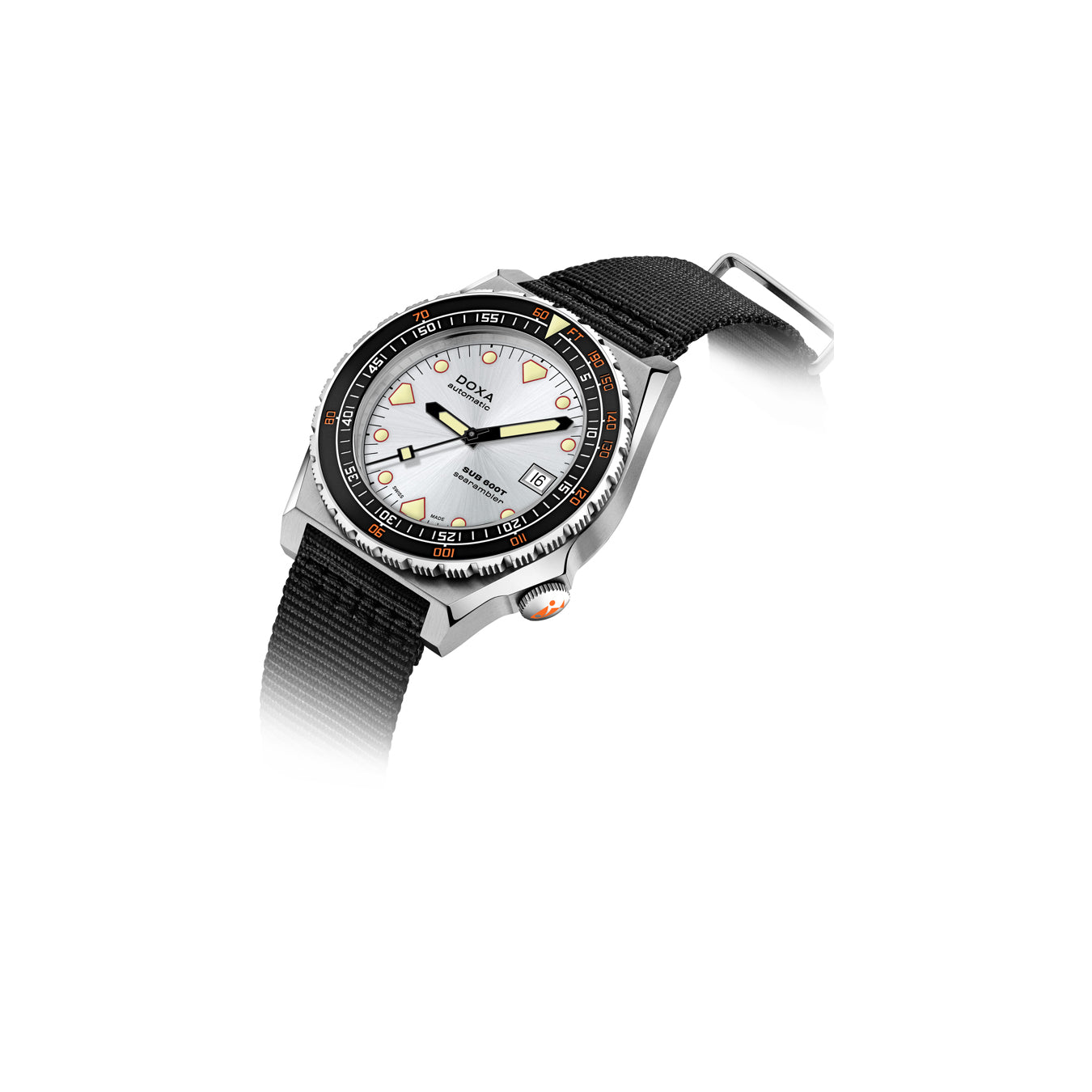DOXA Sub 600T Searambler 861.10.021.20-N on NATO Strap