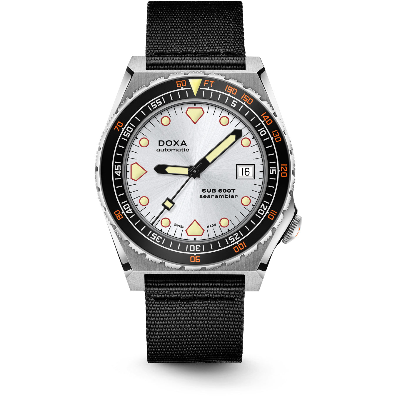DOXA Sub 600T Searambler 861.10.021.20-N on NATO Strap