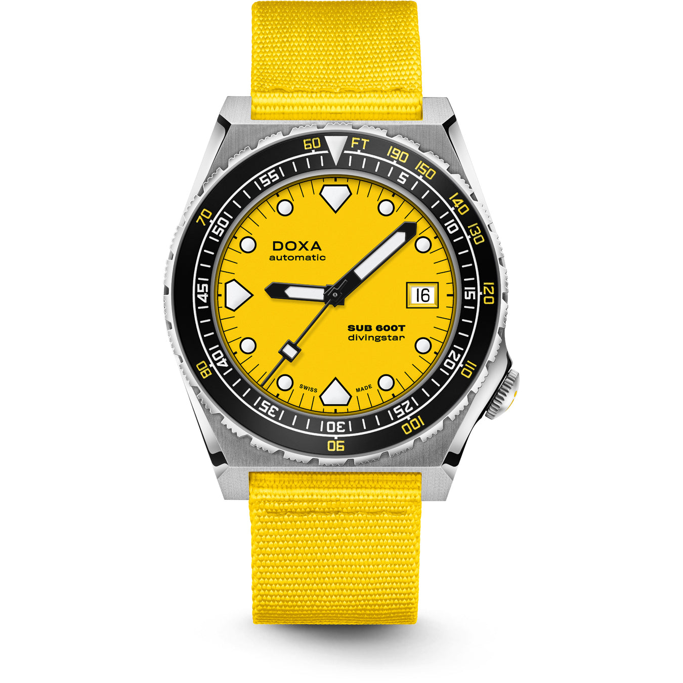 DOXA Sub 600T Divingstar 861.10.361.31-N on NATO Strap