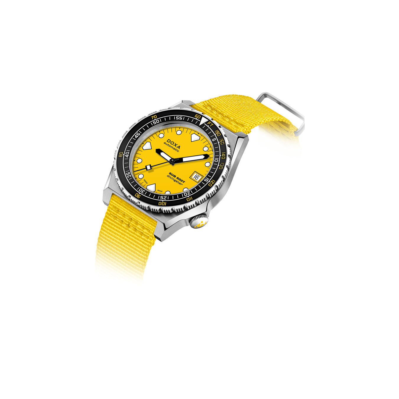 DOXA Sub 600T Divingstar 861.10.361.31-N on NATO Strap