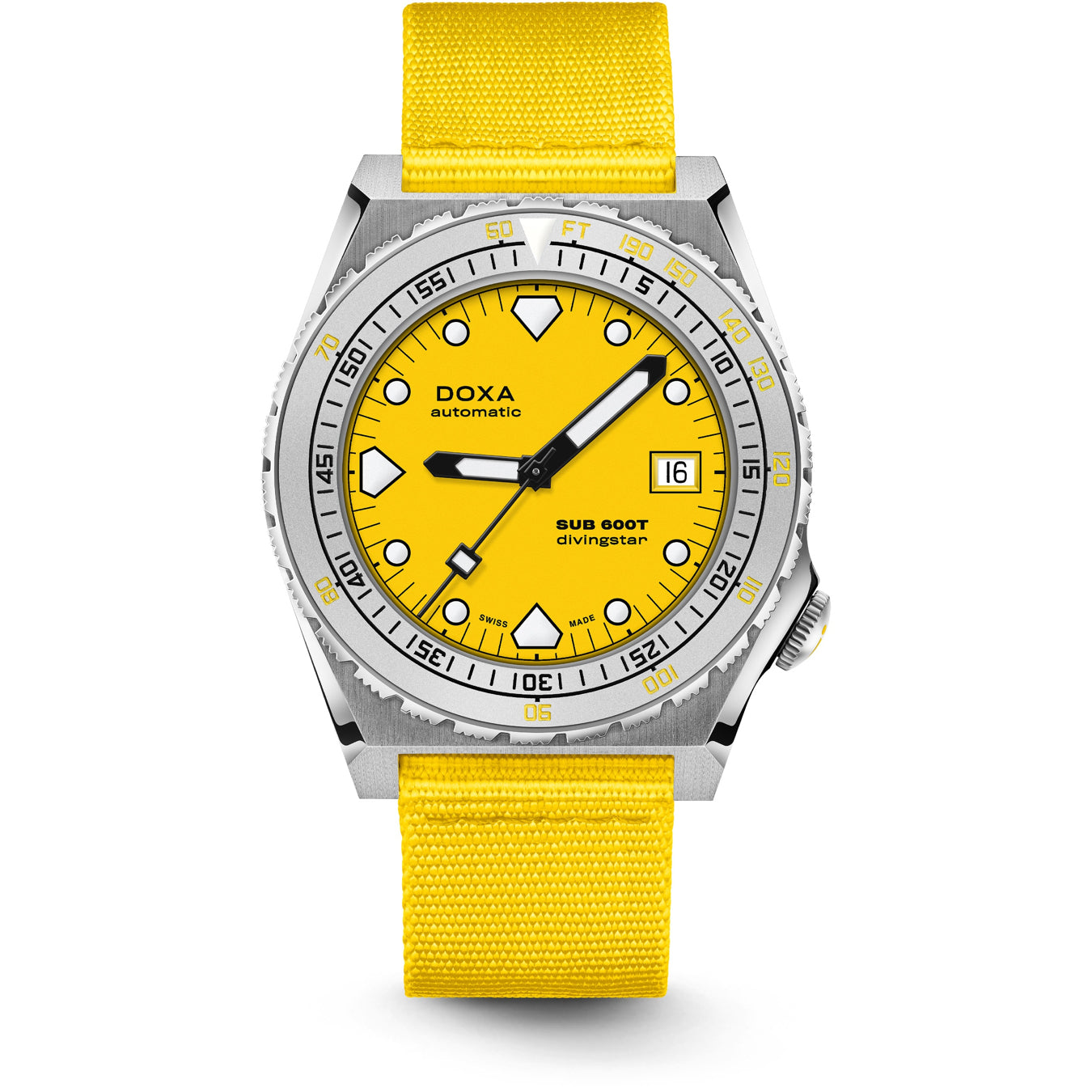 DOXA Sub 600T Divingstar 862.10.361.31-N on NATO Strap