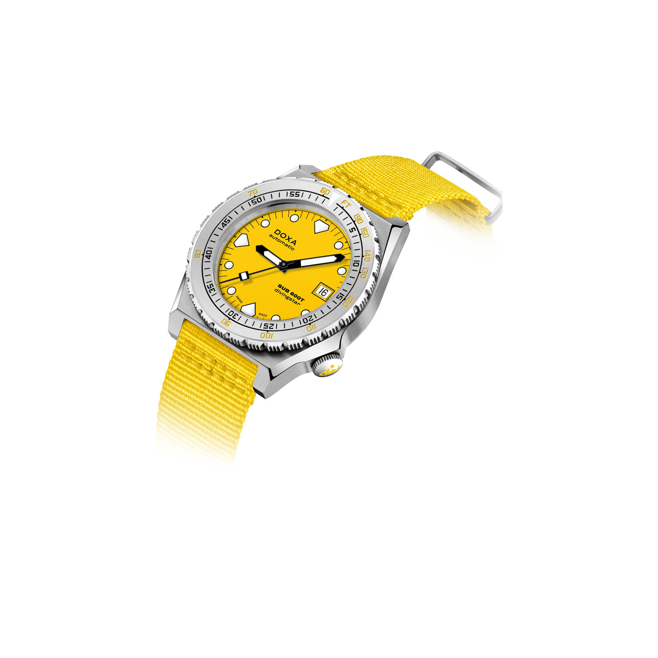 DOXA Sub 600T Divingstar 862.10.361.31-N on NATO Strap