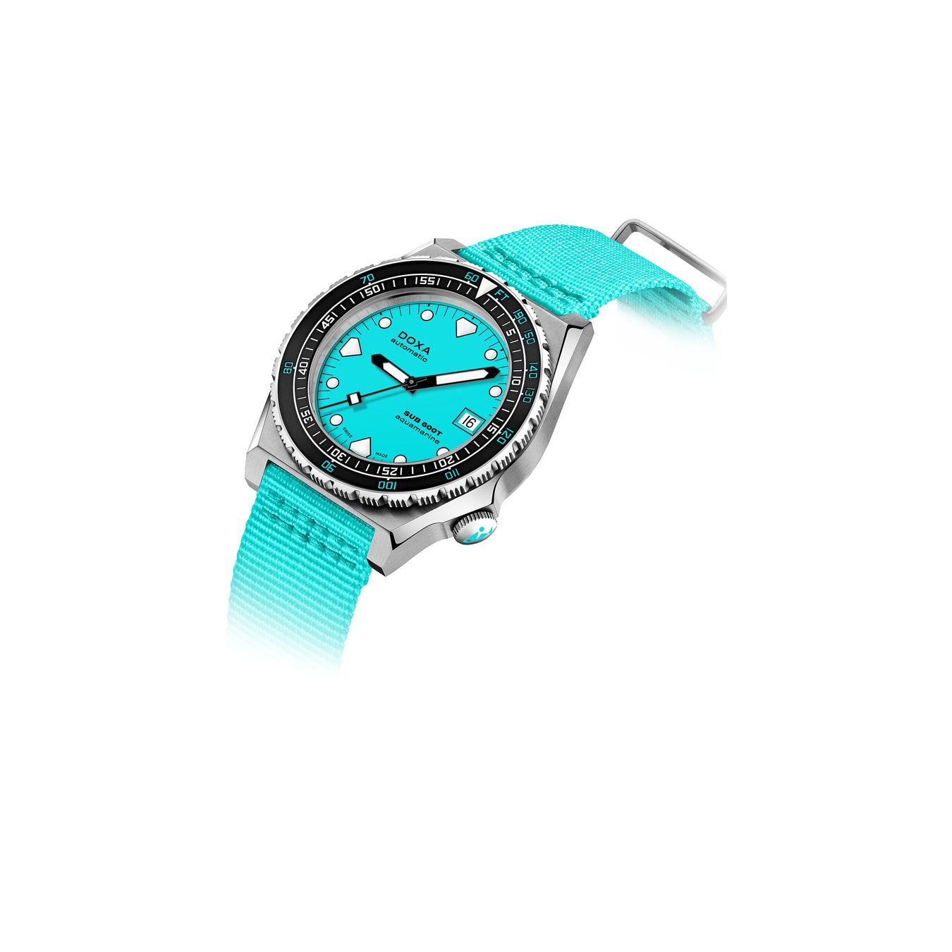 Doxa Sub 600T Aquamarine 861.10.241.25-N on NATO Strap