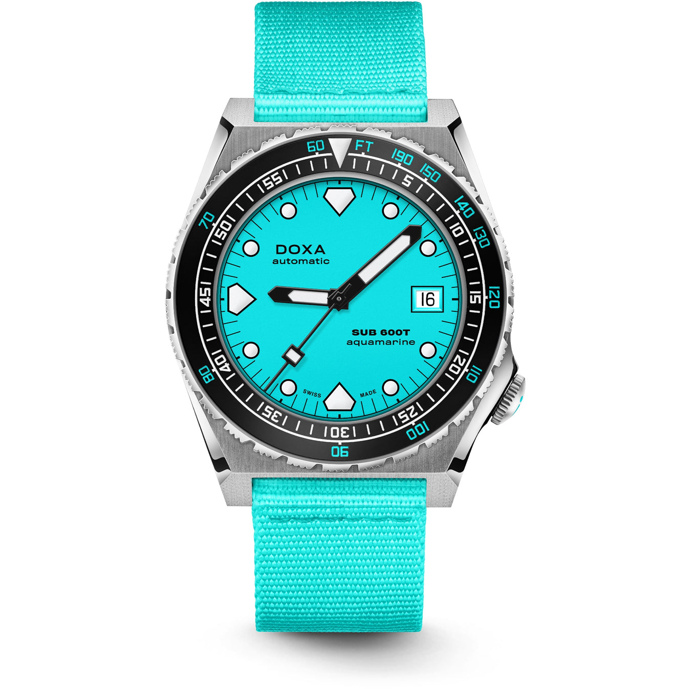 Doxa Sub 600T Aquamarine 861.10.241.25-N on NATO Strap
