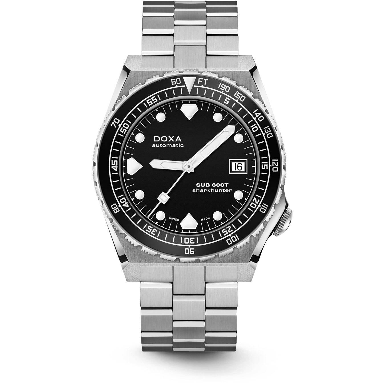 DOXA Sub 600T Sharkhunter 861.10.101B.10 on Bracelet