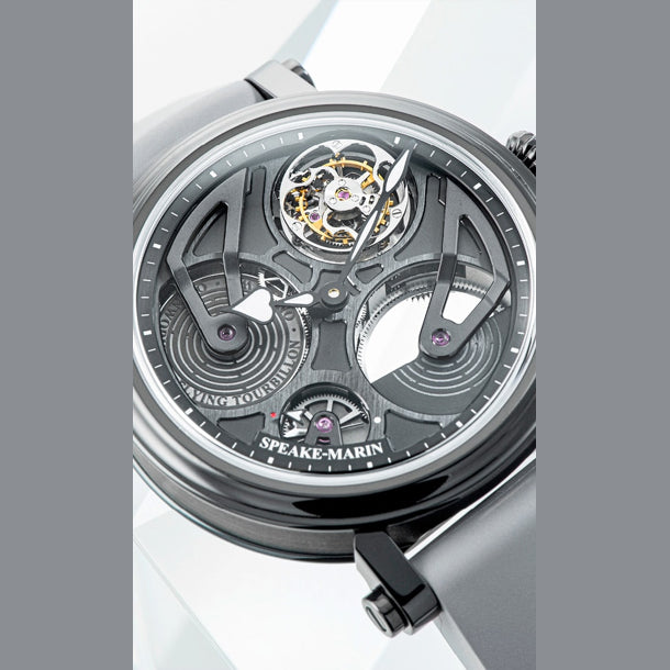 Speake-Marin 414211040 Openworked Tourbillon Black DLC 42mm