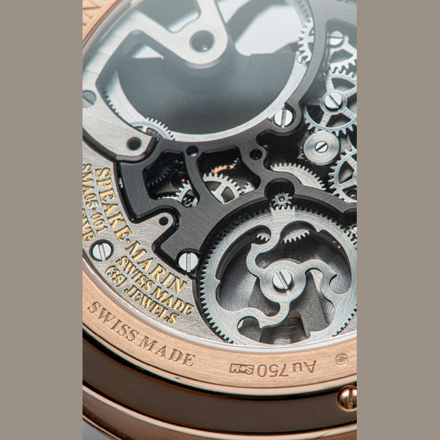 Speake-Marin 423811040 Openworked Tourbillon Red Gold 38mm
