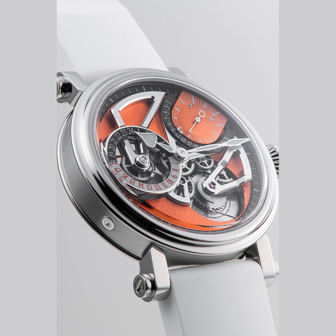 Speake-Marin 413809020 Dual Time Terracotta Titanium 38mm