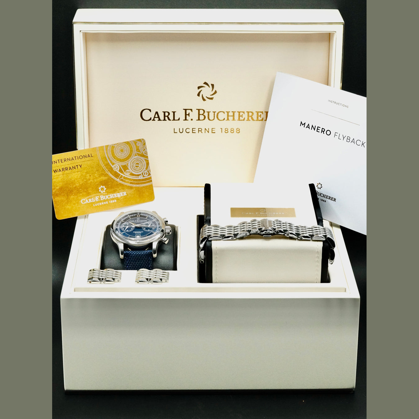 Carl F. Bucherer 10919.08.53.21 Manero Flyback