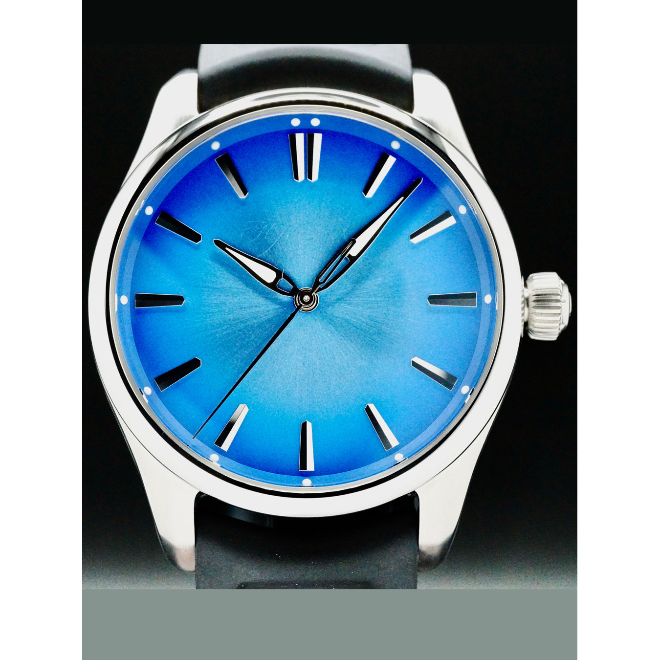 H. Moser & Cie 3200-1217 Pioneer Centre Seconds Artic Blue Fume Dial
