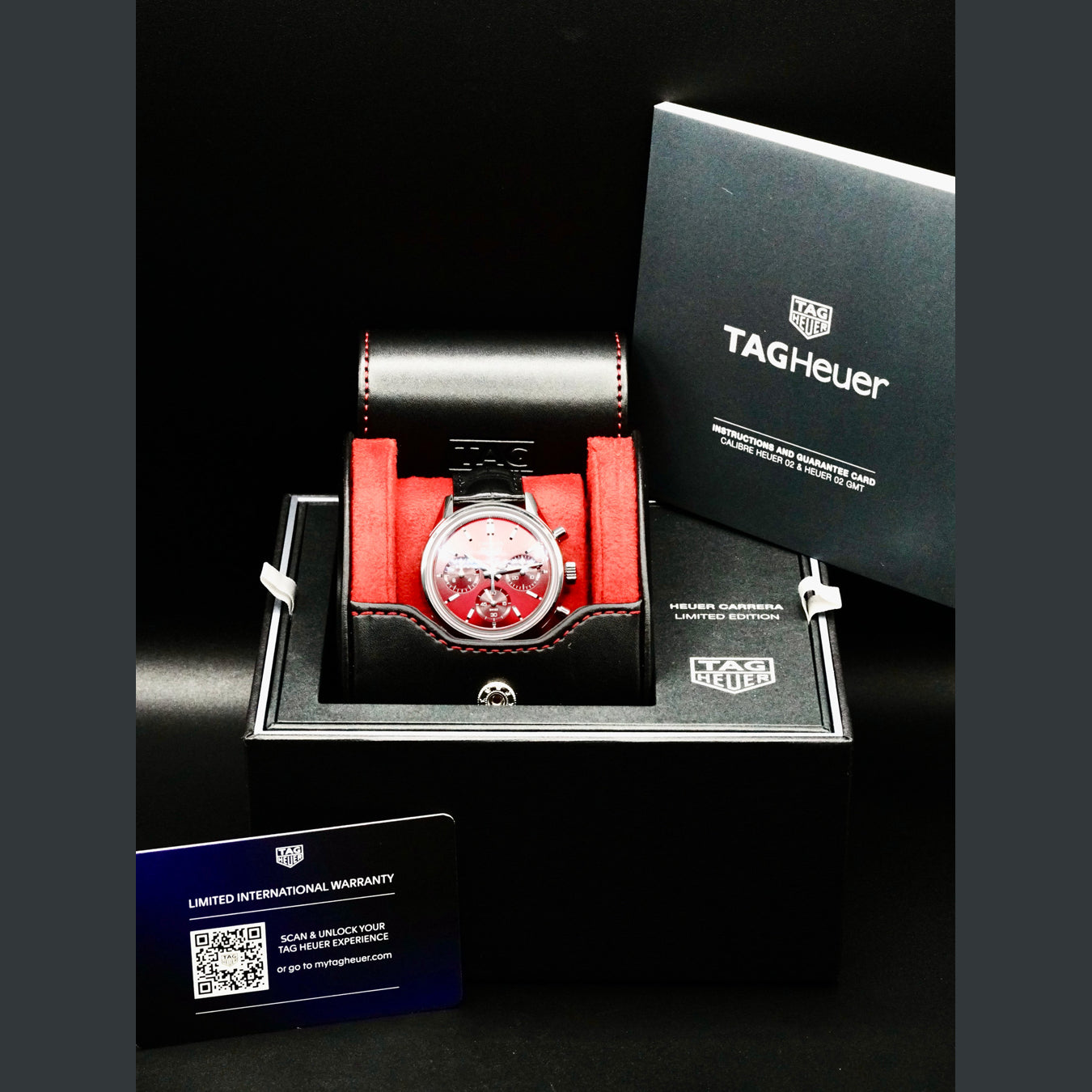 TAG Heuer CBK221G.FC6479 Carrera 39mm Red Dial