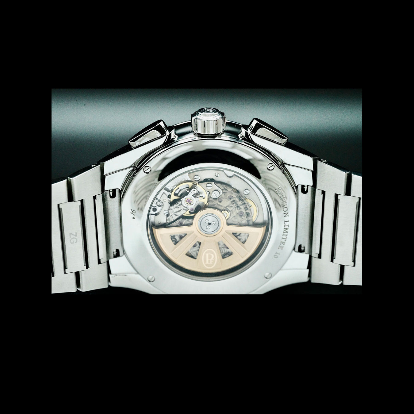 Parmigiani Fleurier PFS906-0000210-B00182 Tondagraph Tondagraph GT Acier Blue Dial Limited Edition of 10 Pieces