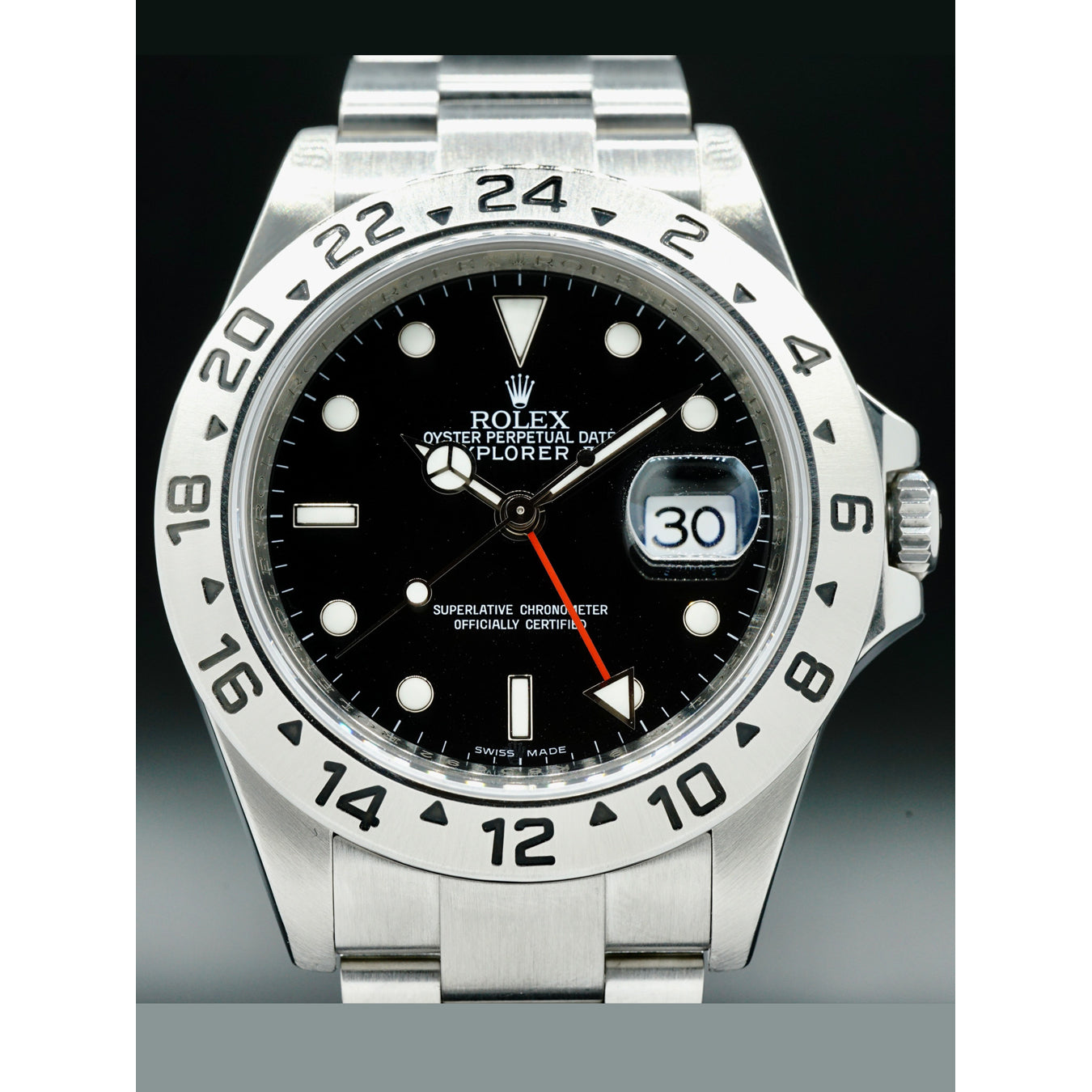 Rolex 16570T Explorer II Black Dial