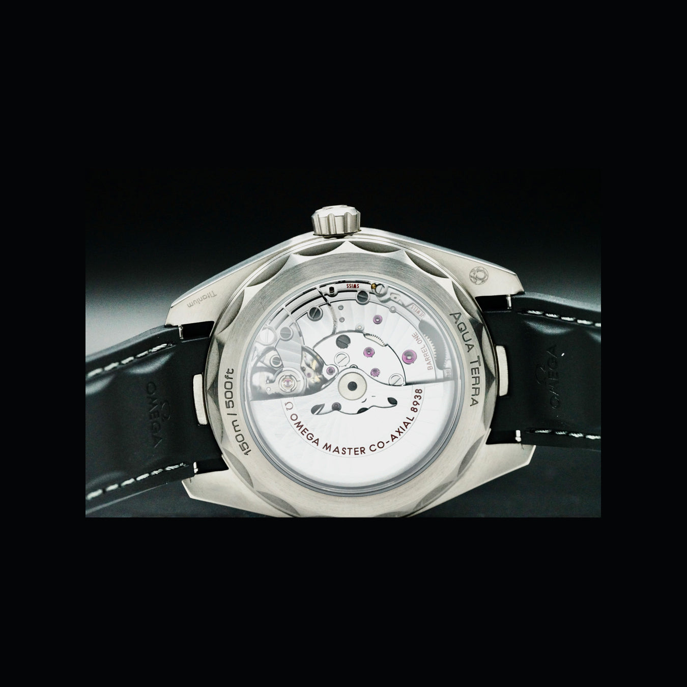 Omega 220.92.43.22.99.001 Seamaster Aqua Terra 150M Worldtimer 43mm Black Titanium Ceramic on Strap