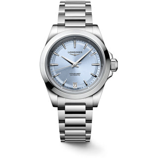 Longines L3.430.4.92.6 Conquest Sunray Blue on Bracelet