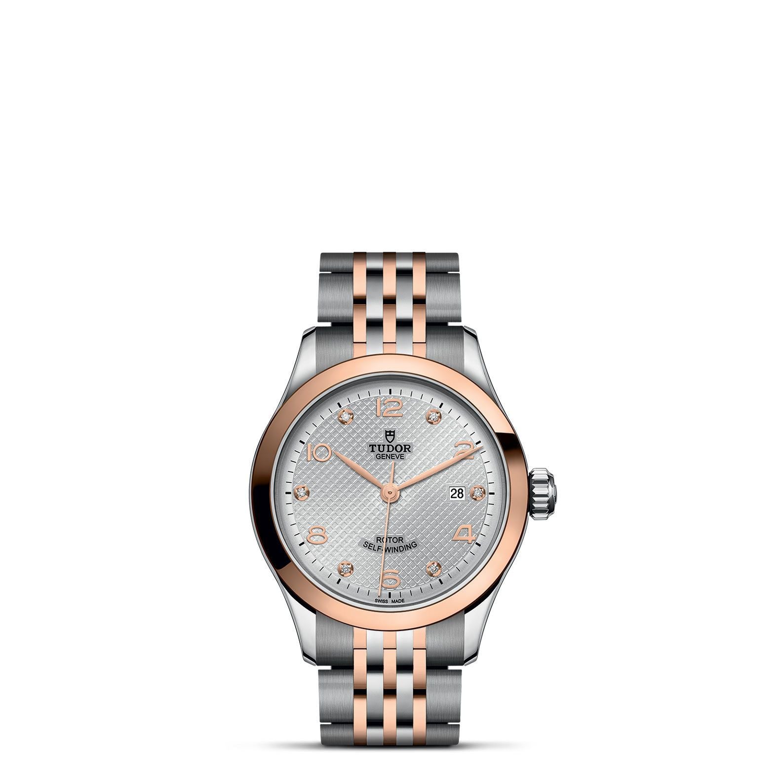TUDOR 1926 28mm steel and Rose Gold M91351-0002
