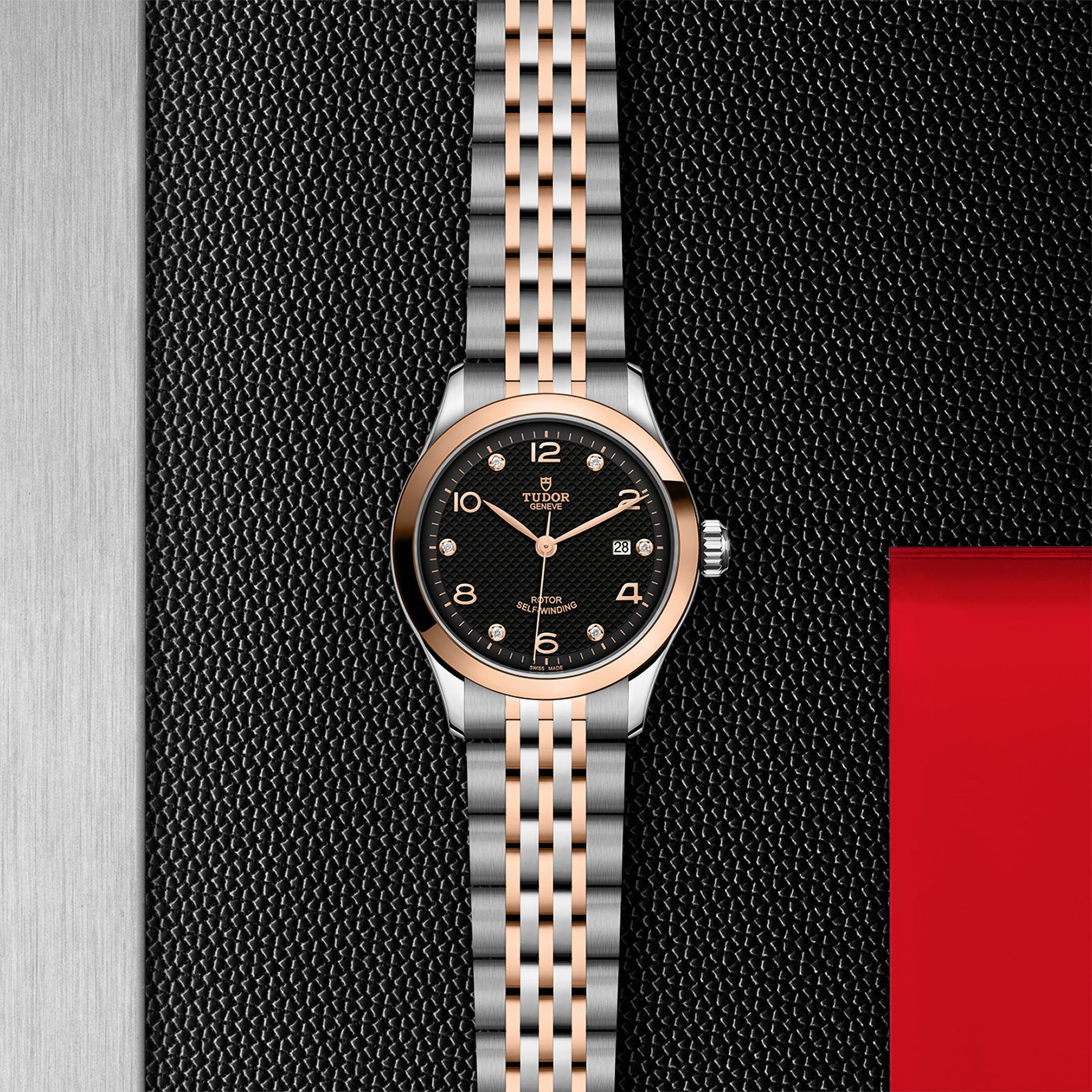 TUDOR 1926 28mm steel and Rose Gold M91351-0004