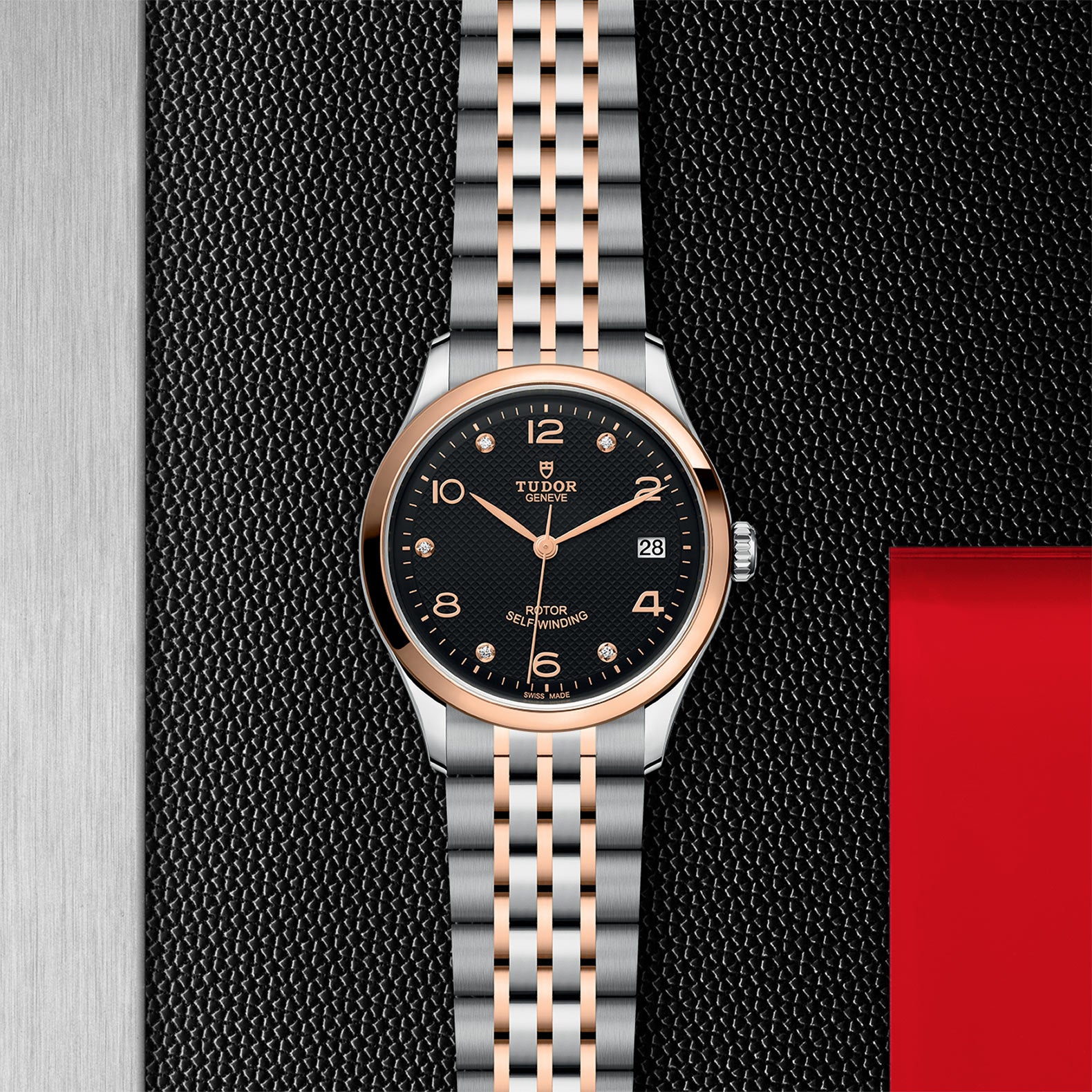 TUDOR 1926 36mm steel and Rose Gold M91451-0004