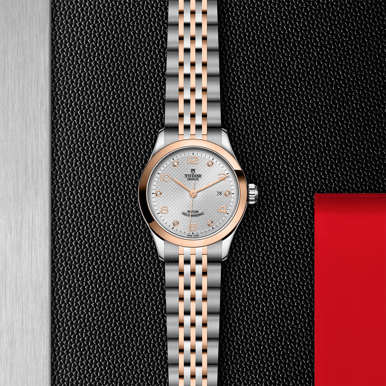 TUDOR 1926 28mm steel and Rose Gold M91351-0002