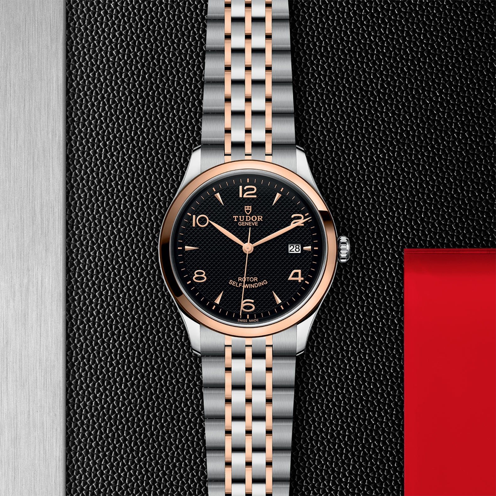 TUDOR 1926 39mm steel and Rose Gold M91551-0003