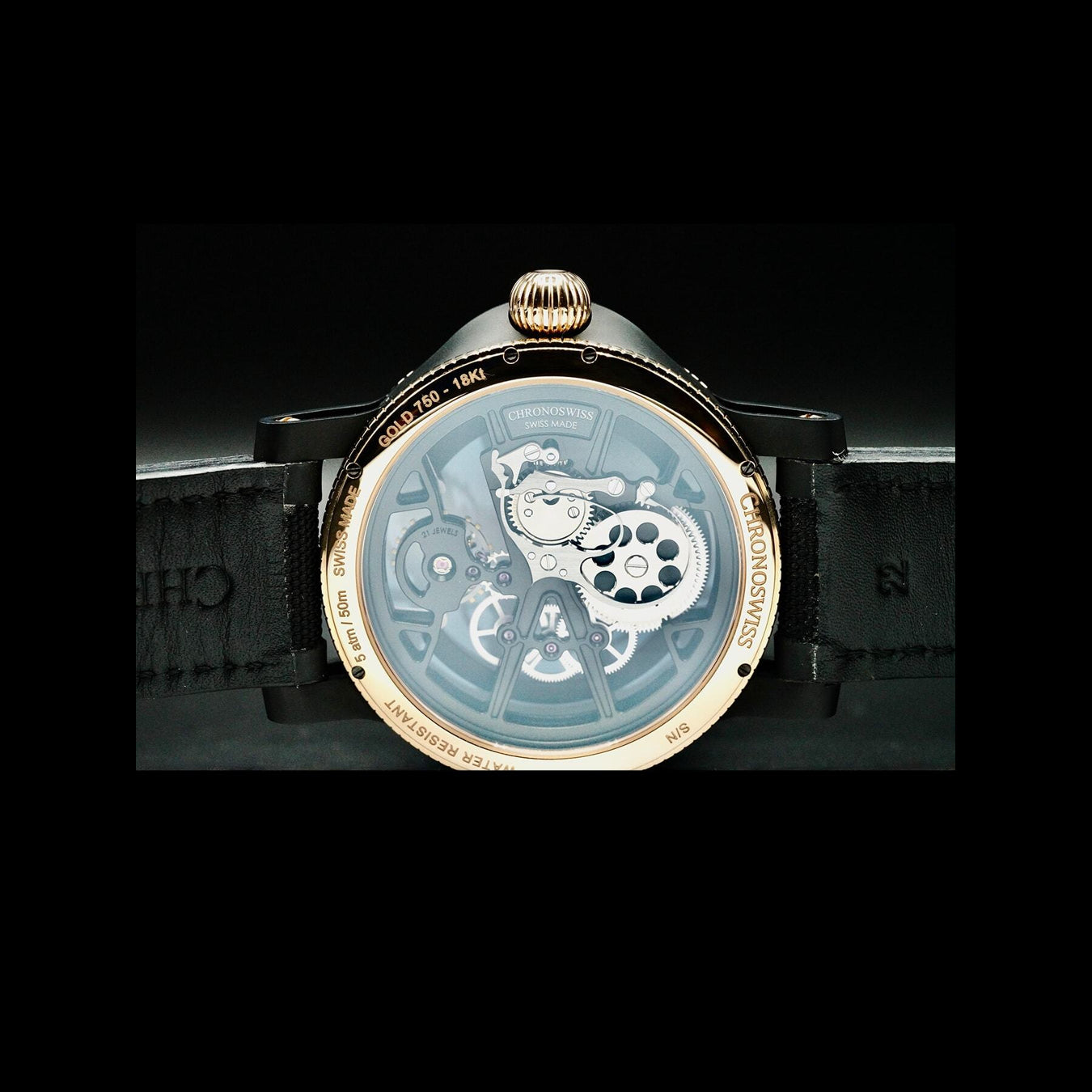 Chronoswiss SkelTec Gold CH-3715R-BK
