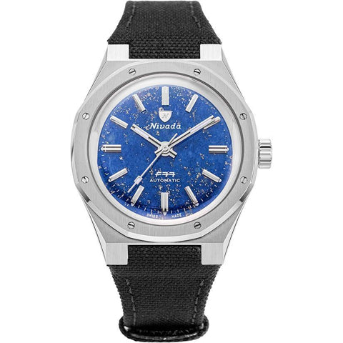 Nivada Grenchen F77 Lapis Lazuli Dial on Strap