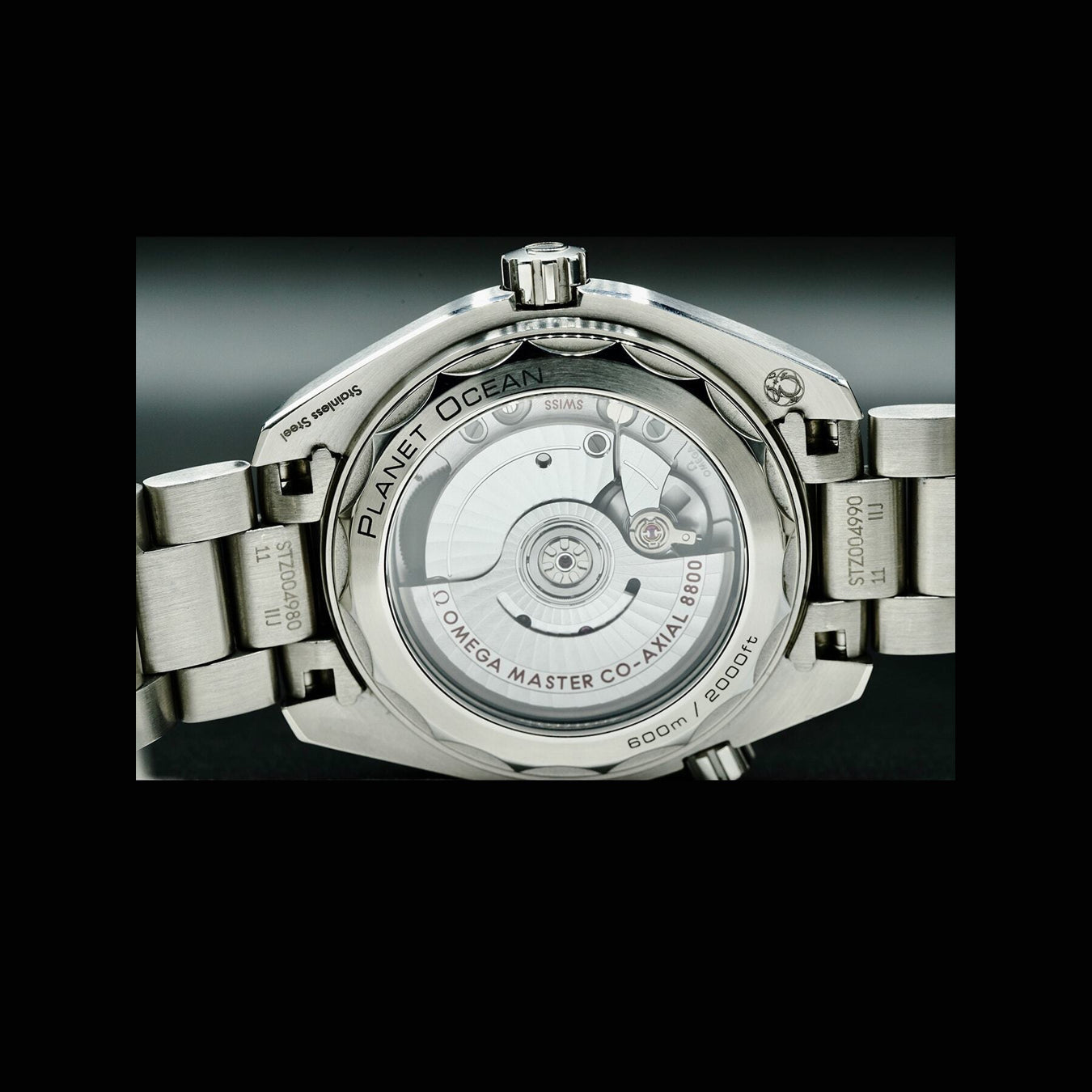 Omega 215.30.40.20.01.001 Planet Ocean Co-Axial Master Chronometer 39.5mm Black Dial on Bracelet