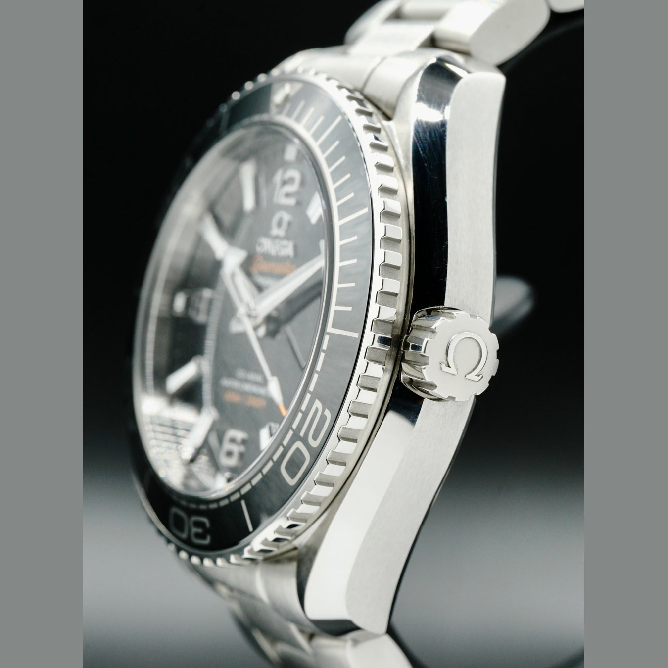 Omega 215.30.40.20.01.001 Planet Ocean Co-Axial Master Chronometer 39.5mm Black Dial on Bracelet