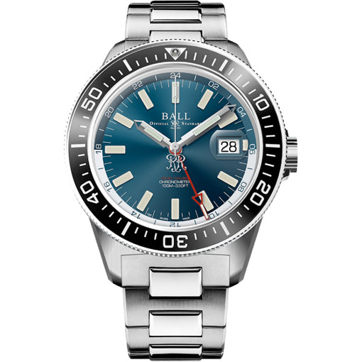 Ball Engineer III Hurricane Hunters 40mm Ceramic Elapsed Time Bezel Blue