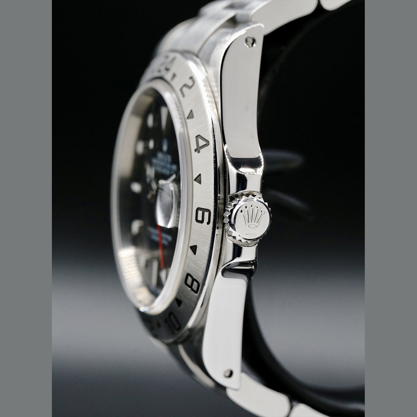 Rolex 16570 Explorer II Black Dial