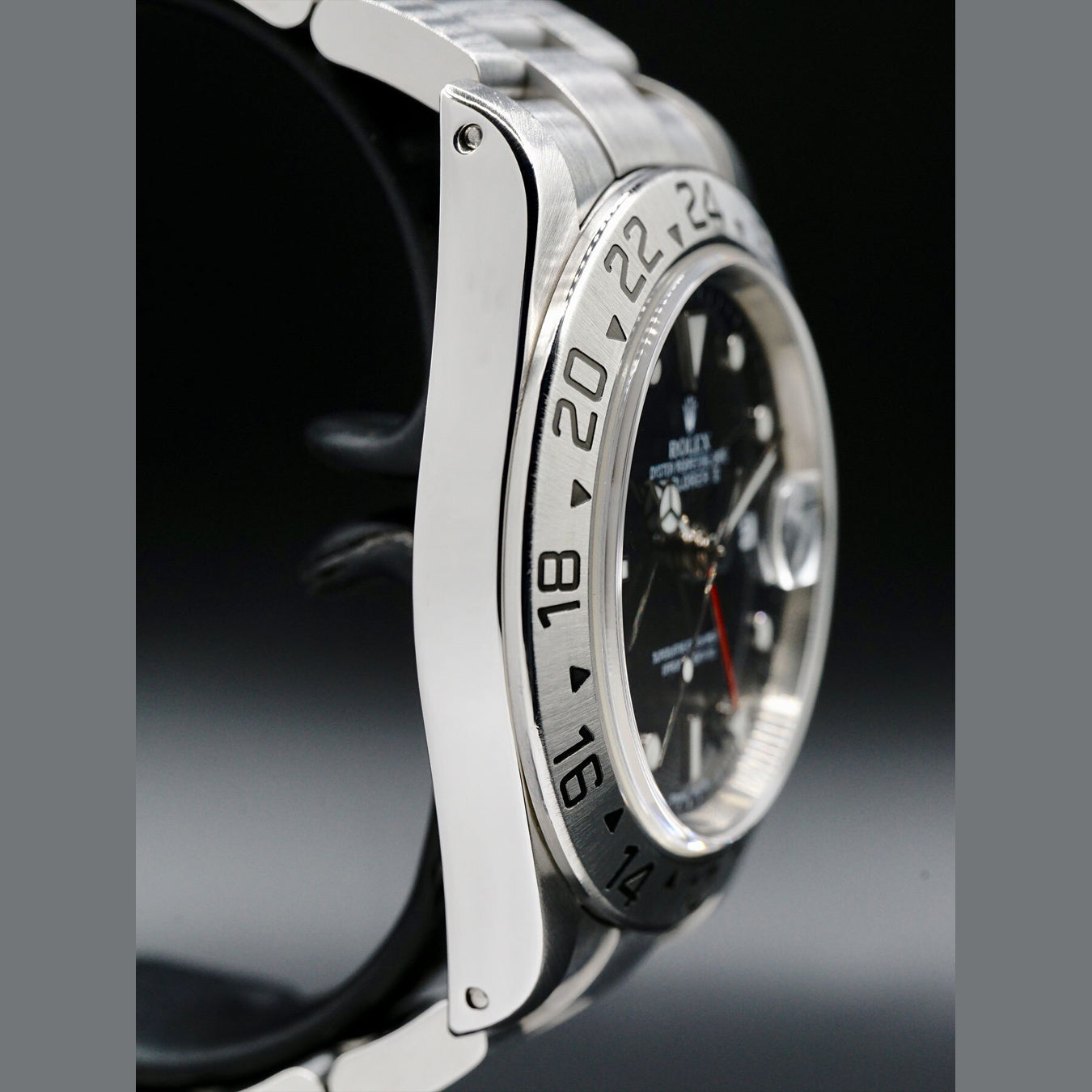 Rolex 16570 Explorer II Black Dial