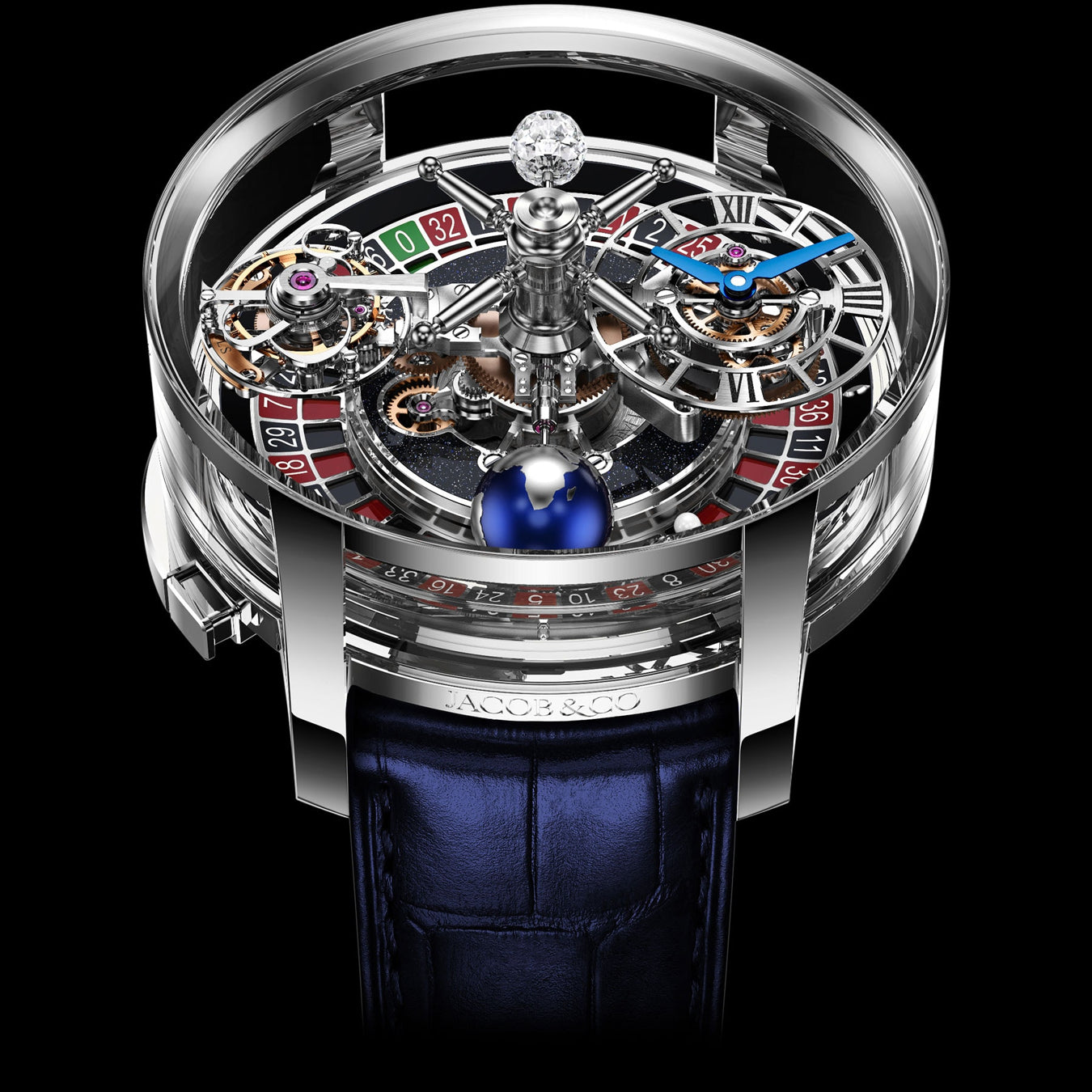 Jacob & Co. Astronomia Casino White Gold on Strap